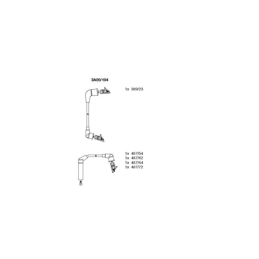 Bremi 3A00/104 Ignition Cable Kit