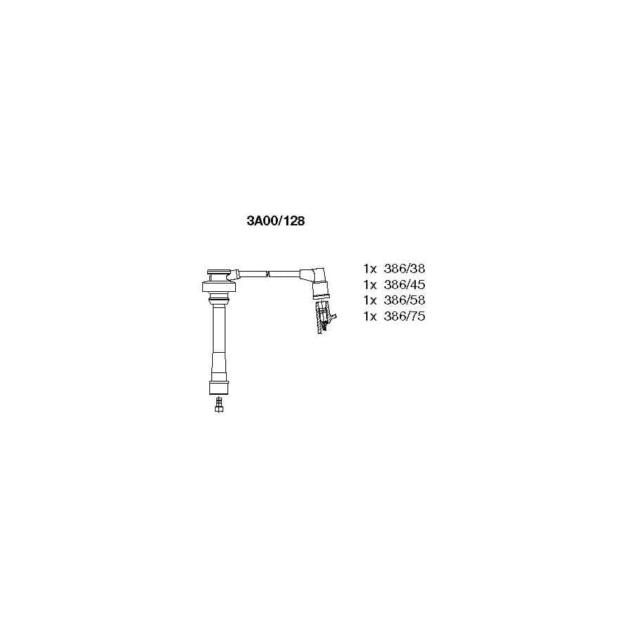 Bremi 3A00/128 Ignition Cable Kit
