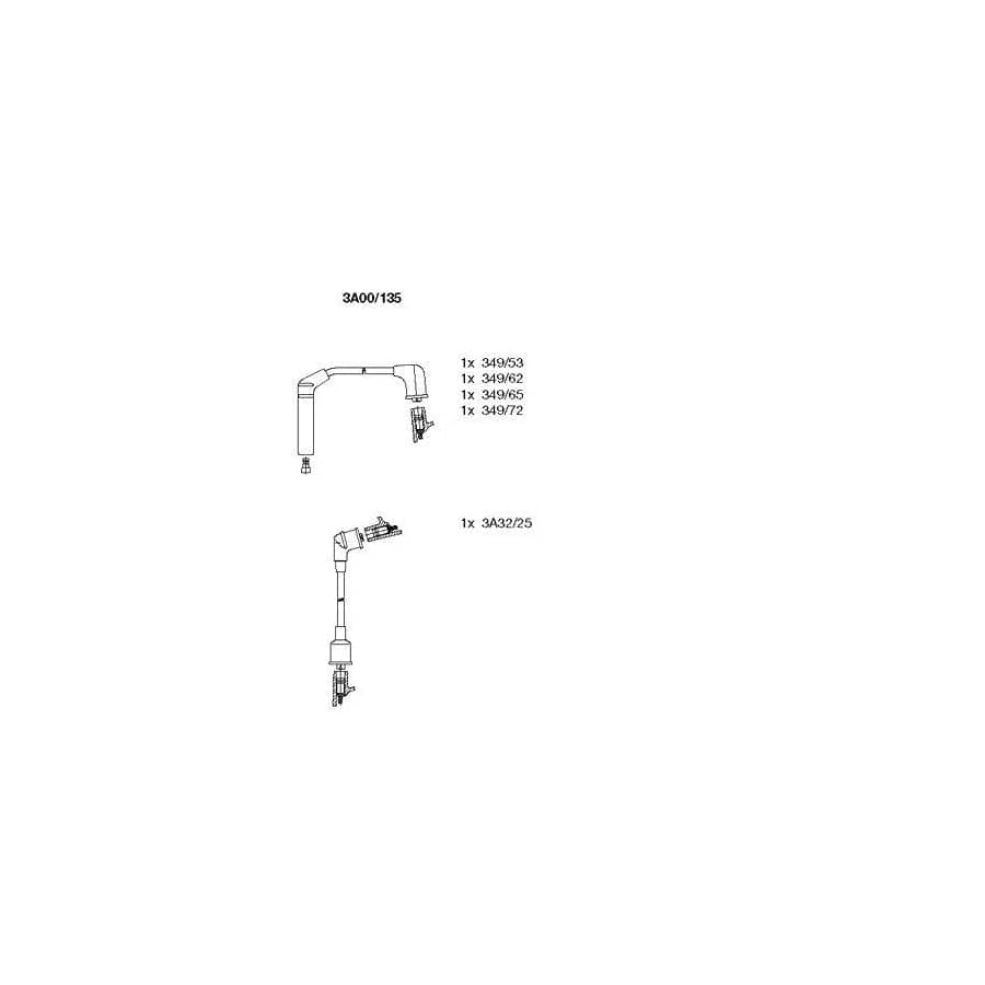 Bremi 3A00/135 Ignition Cable Kit