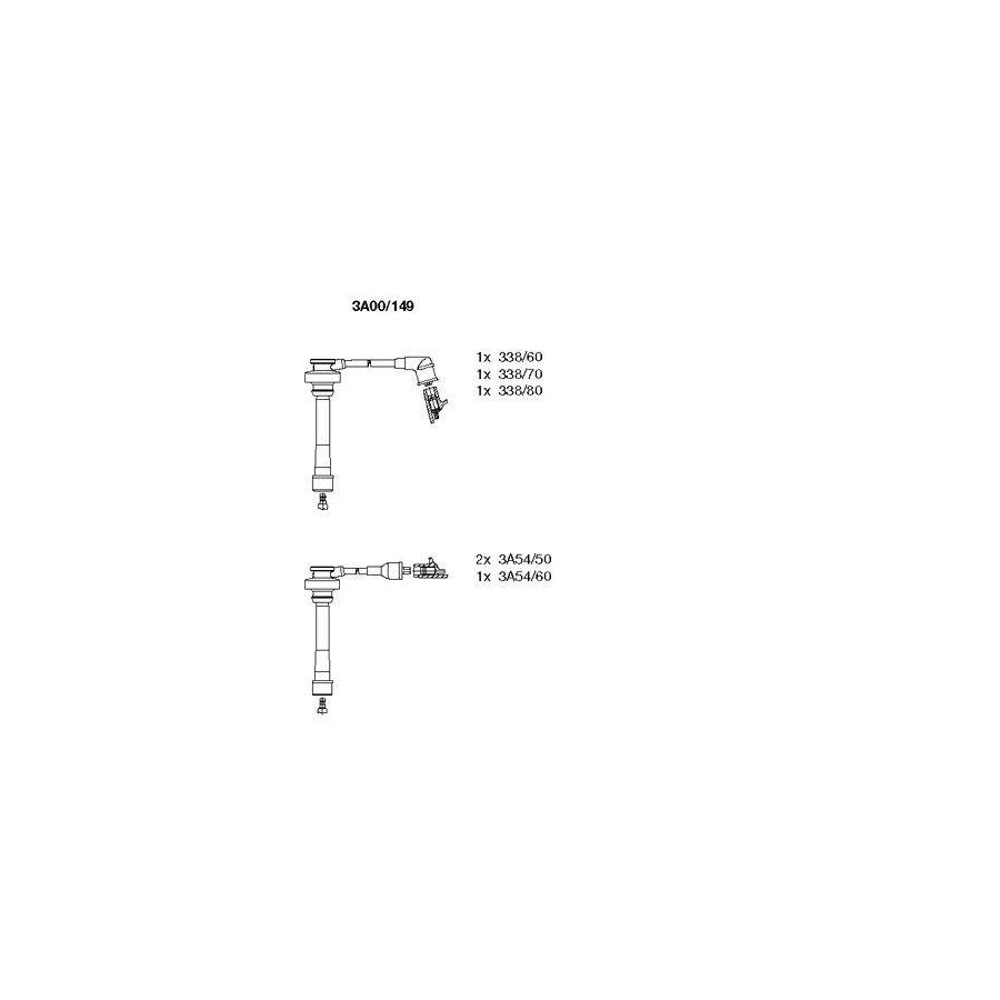 Bremi 3A00/149 Ignition Cable Kit