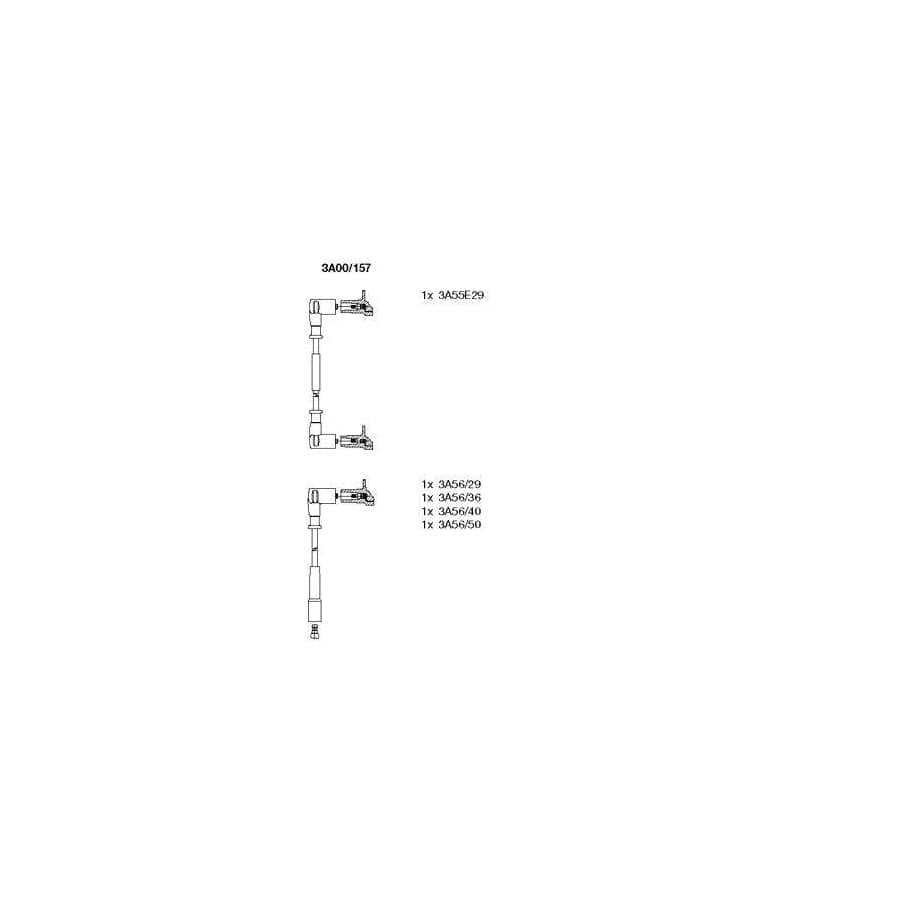 Bremi 3A00/157 Ignition Cable Kit