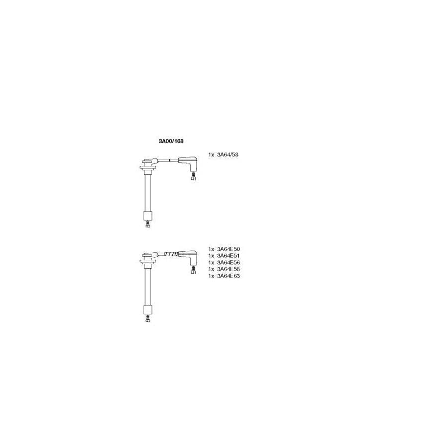 Bremi 3A00/168 Ignition Cable Kit