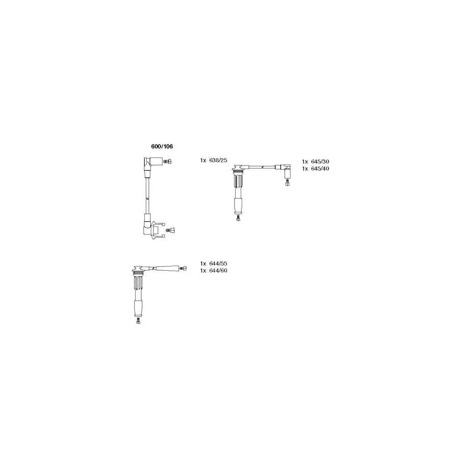 Bremi 600/106 Ignition Cable Kit