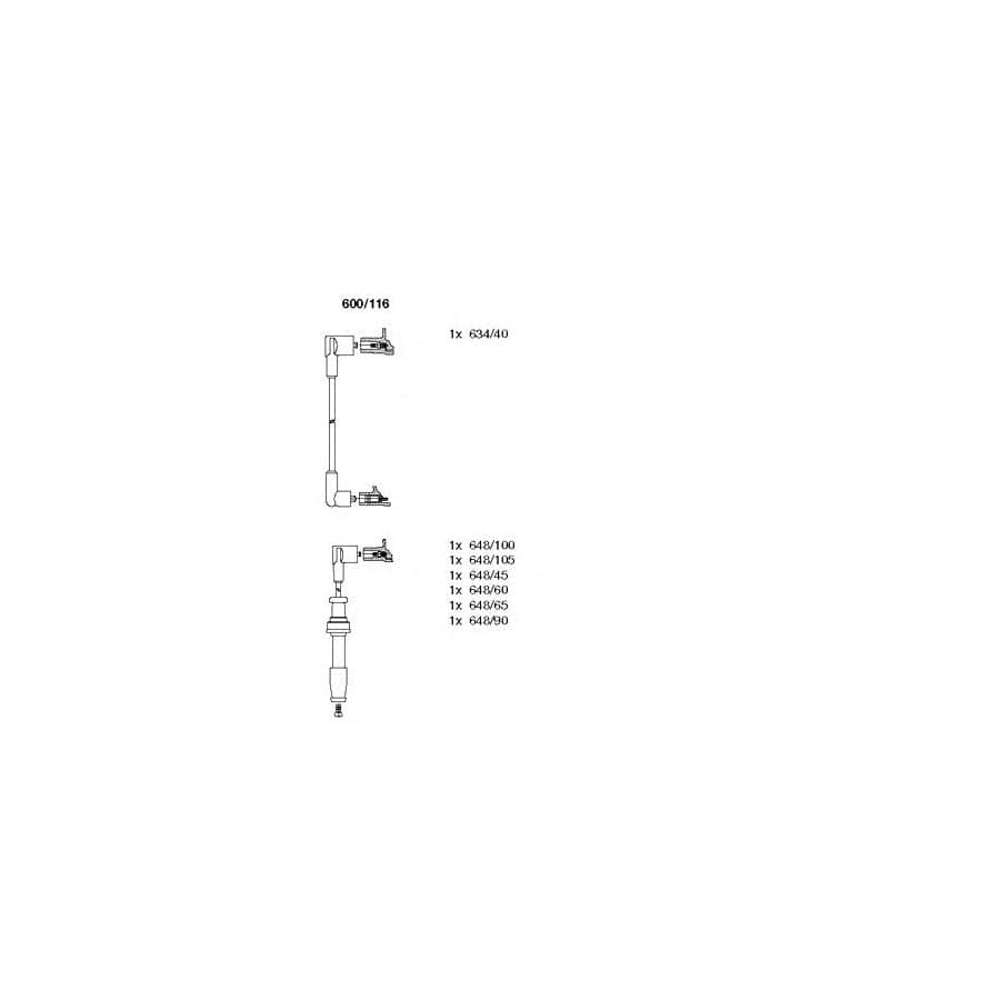 Bremi 600/116 Ignition Cable Kit