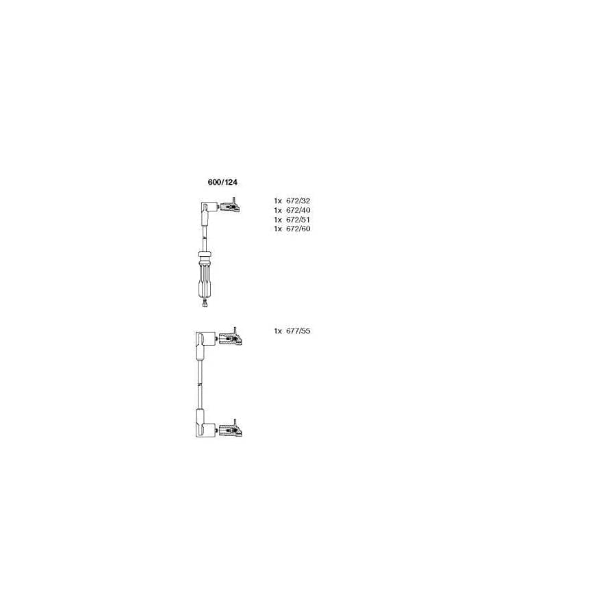 Bremi 600/124 Ignition Cable Kit