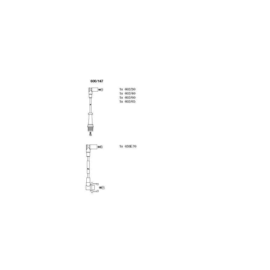 Bremi 600/147 Ignition Cable Kit