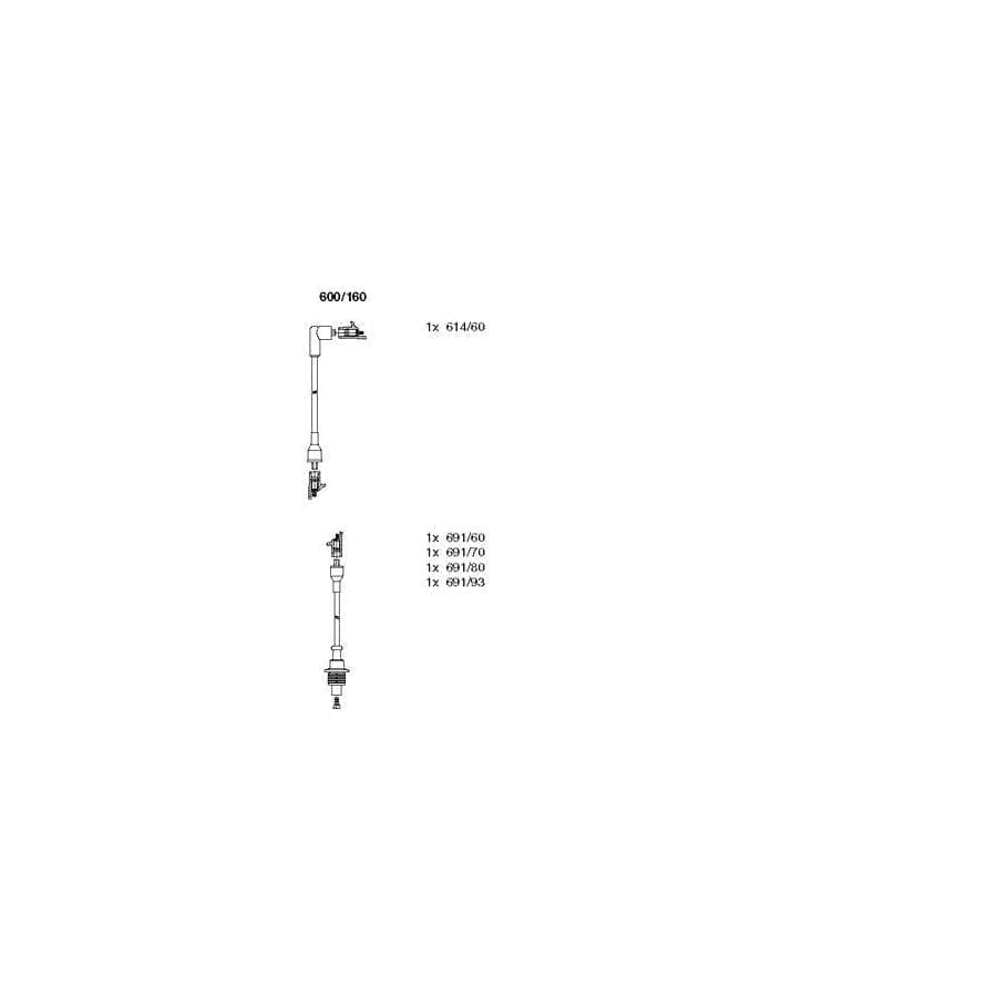 Bremi 600/160 Ignition Cable Kit