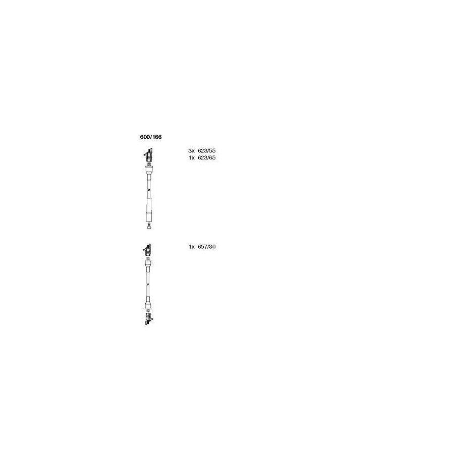 Bremi 600/166 Ignition Cable Kit