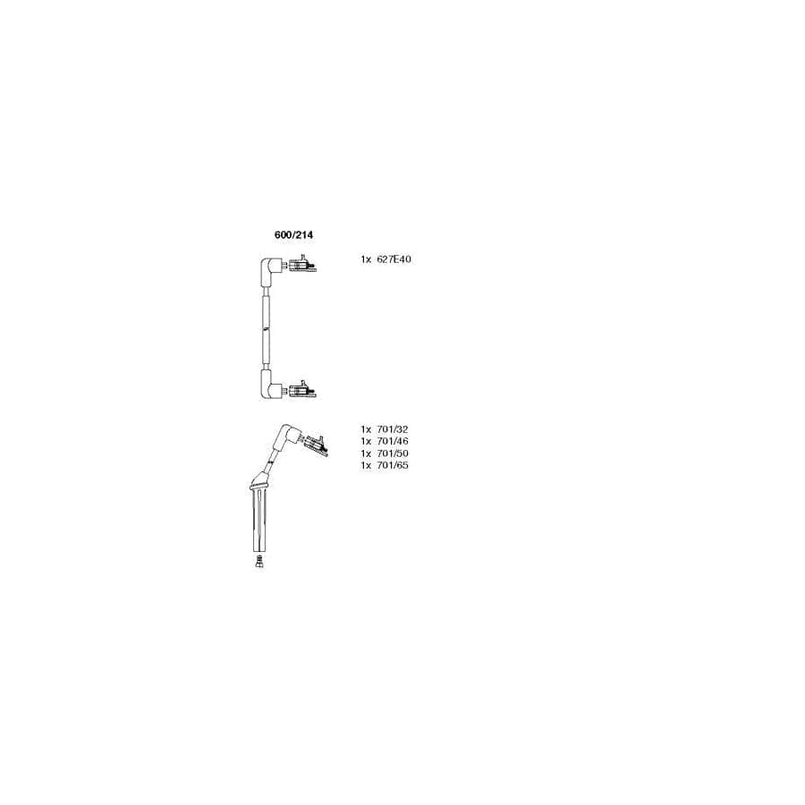 Bremi 600/214 Ignition Cable Kit
