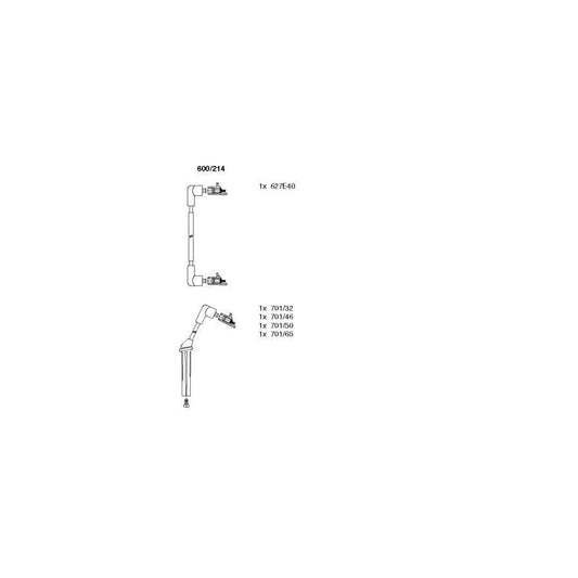 Bremi 600/214 Ignition Cable Kit