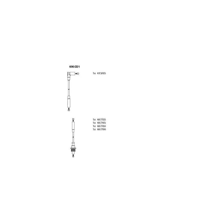 Bremi 600/221 Ignition Cable Kit