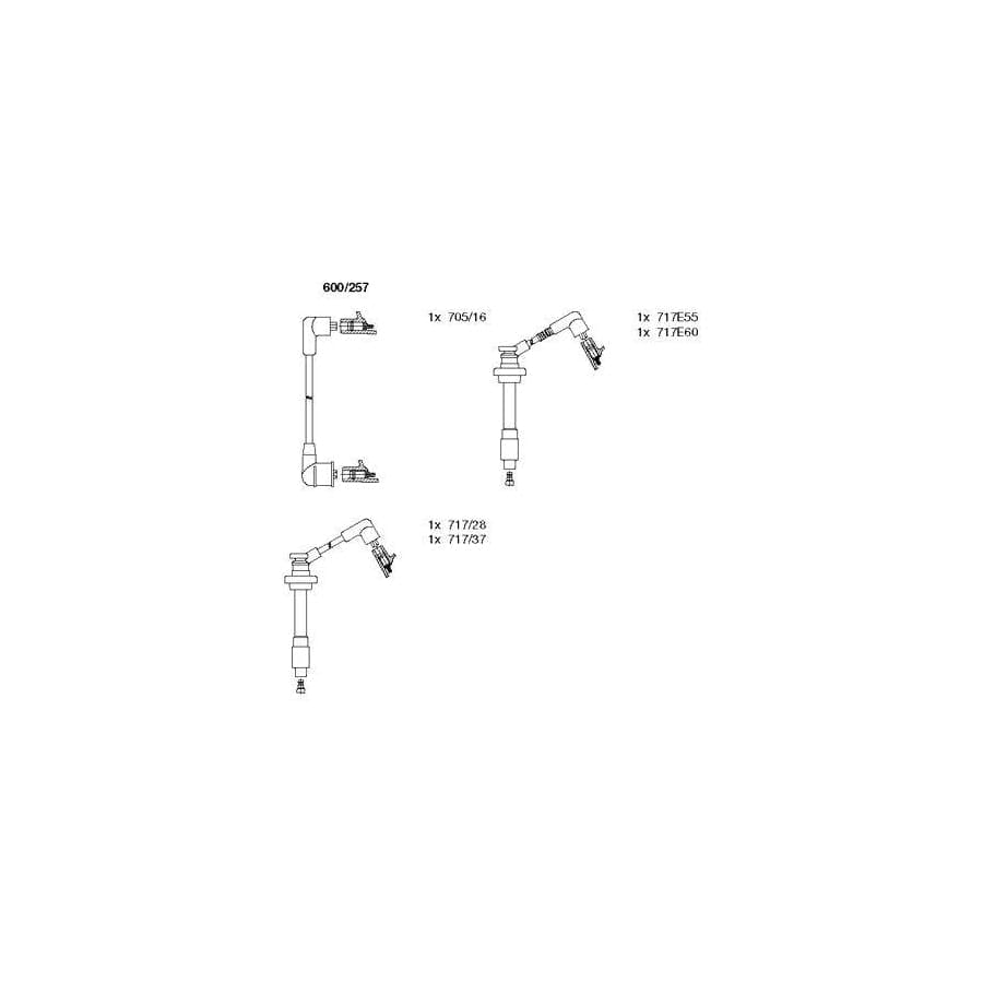 Bremi 600/257 Ignition Cable Kit