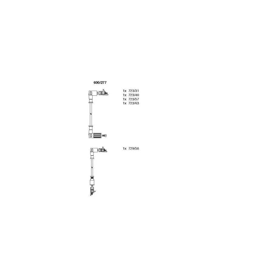 Bremi 600/277 Ignition Cable Kit