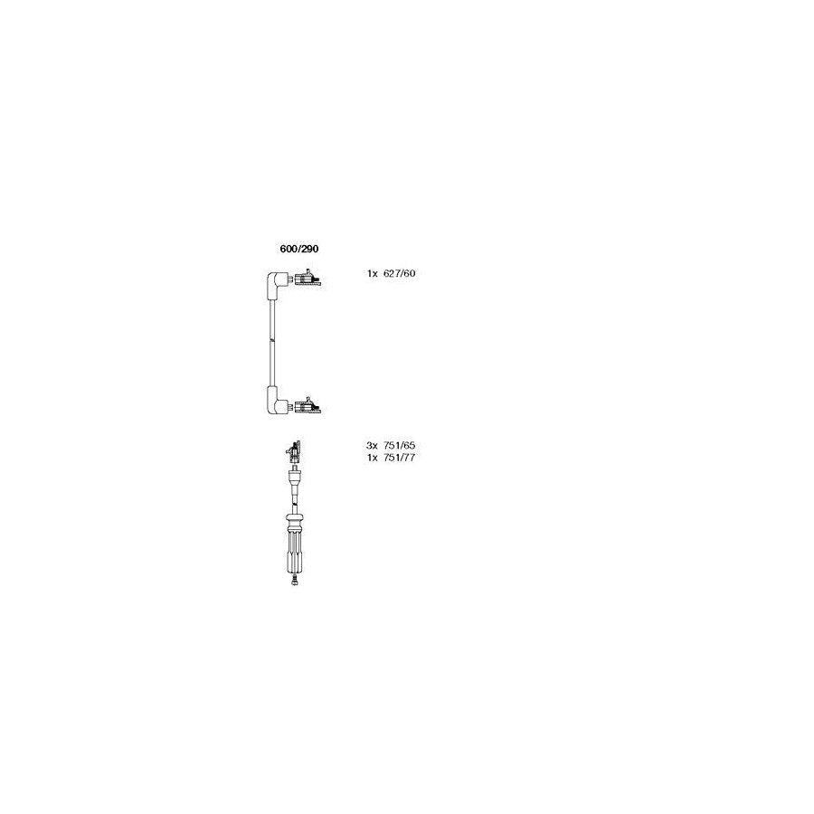 Bremi 600/290 Ignition Cable Kit