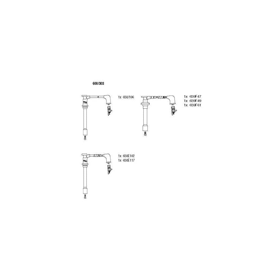 Bremi 600/303 Ignition Cable Kit
