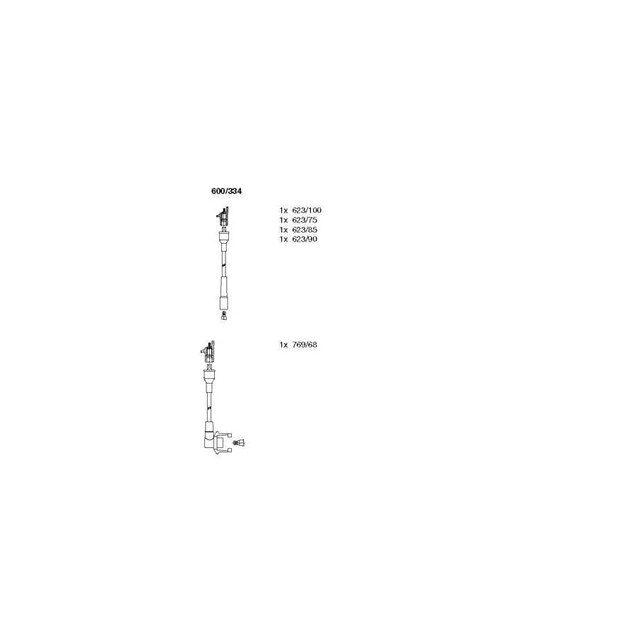 Bremi 600/334 Ignition Cable Kit