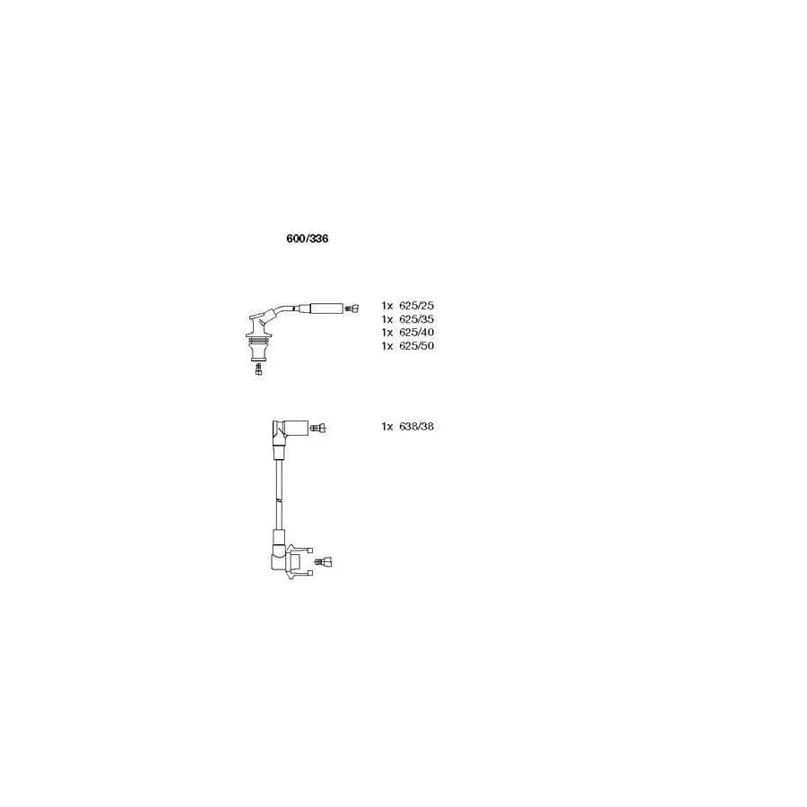 Bremi 600/336 Ignition Cable Kit