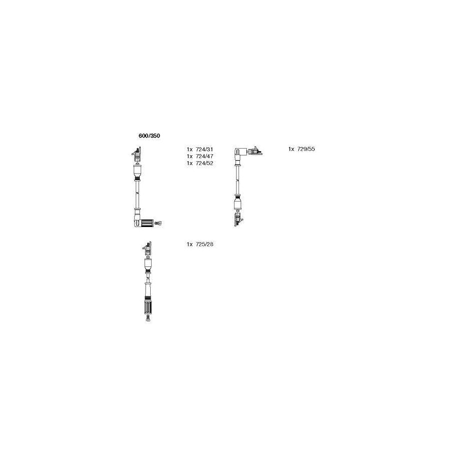 Bremi 600/350 Ignition Cable Kit