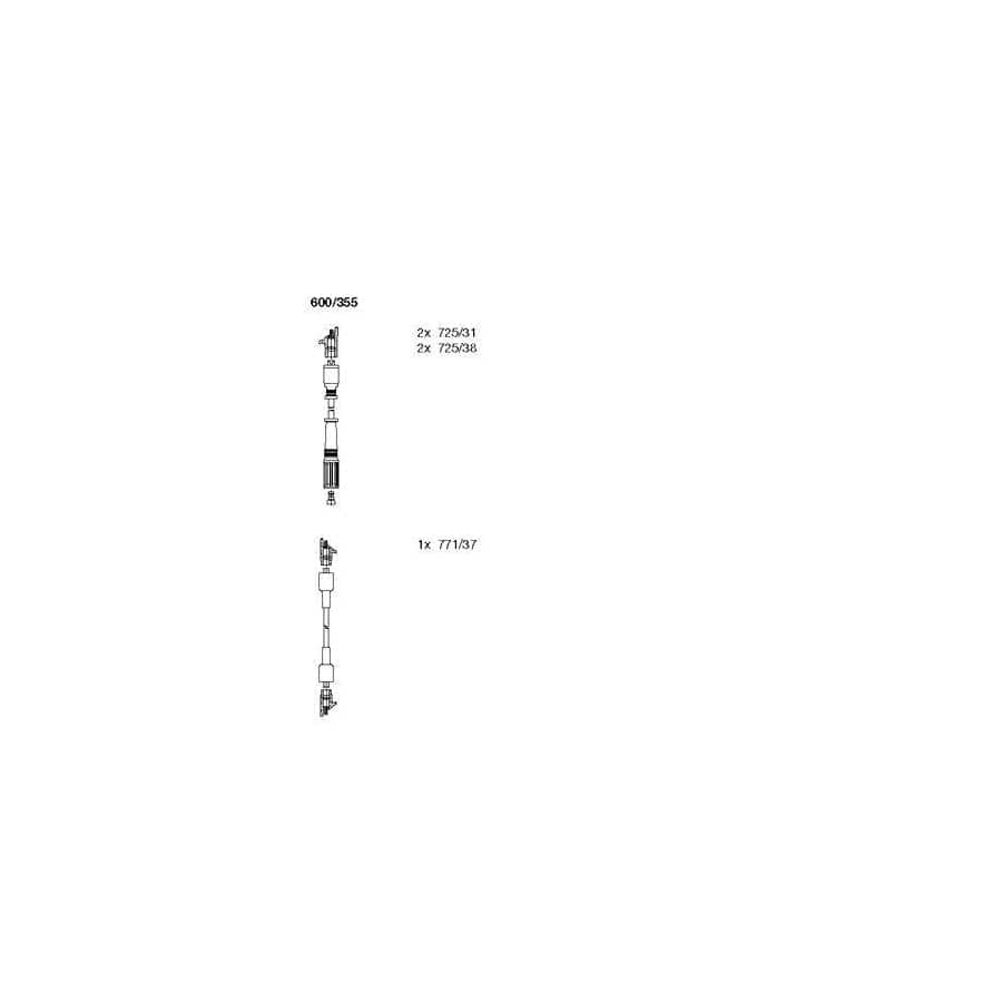 Bremi 600/355 Ignition Cable Kit