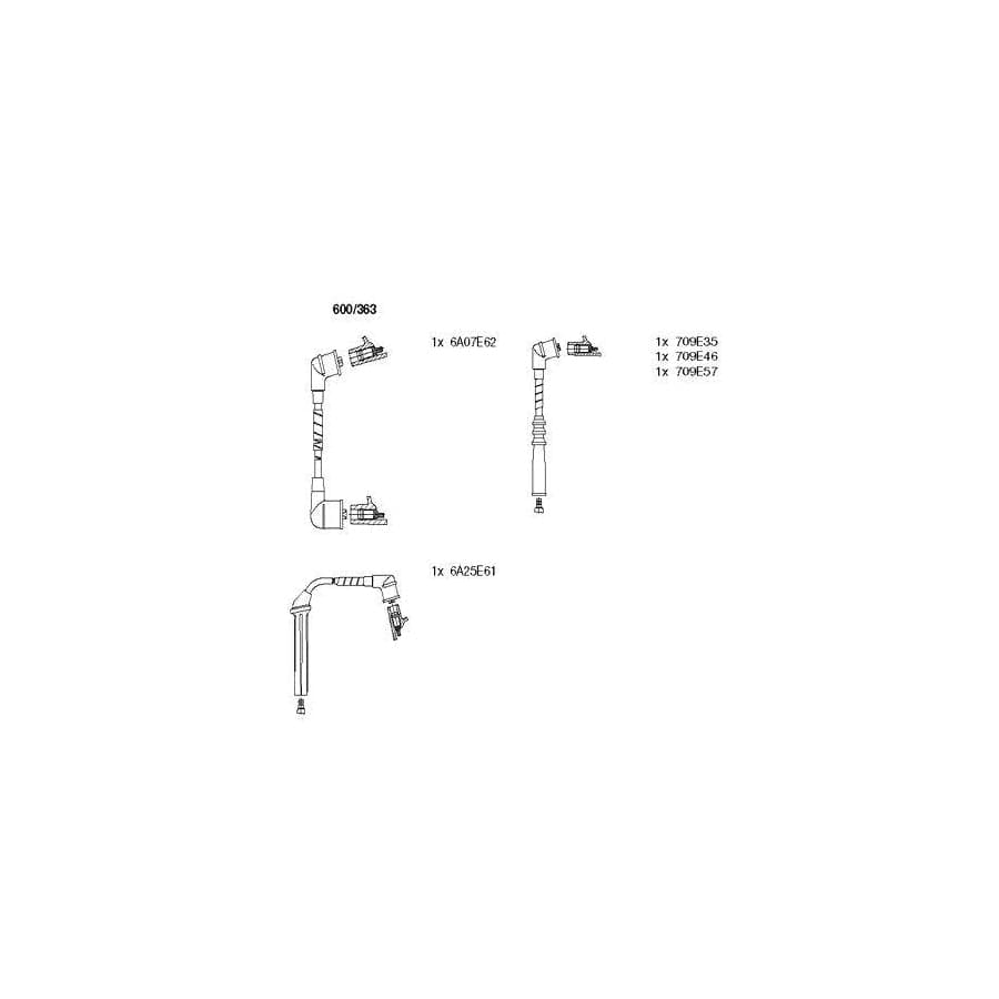 Bremi 600/363 Ignition Cable Kit