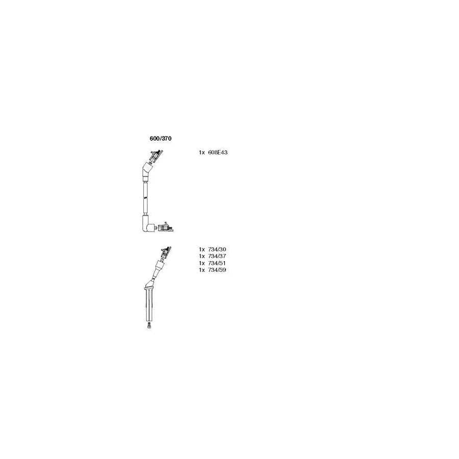 Bremi 600/370 Ignition Cable Kit