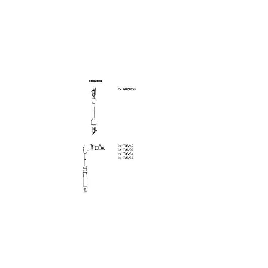 Bremi 600/394 Ignition Cable Kit