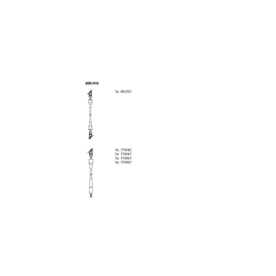 Bremi 600/410 Ignition Cable Kit