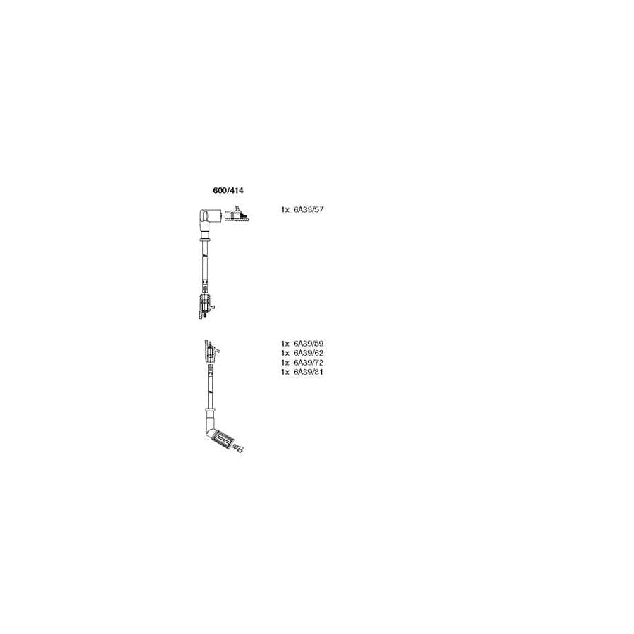 Bremi 600/414 Ignition Cable Kit