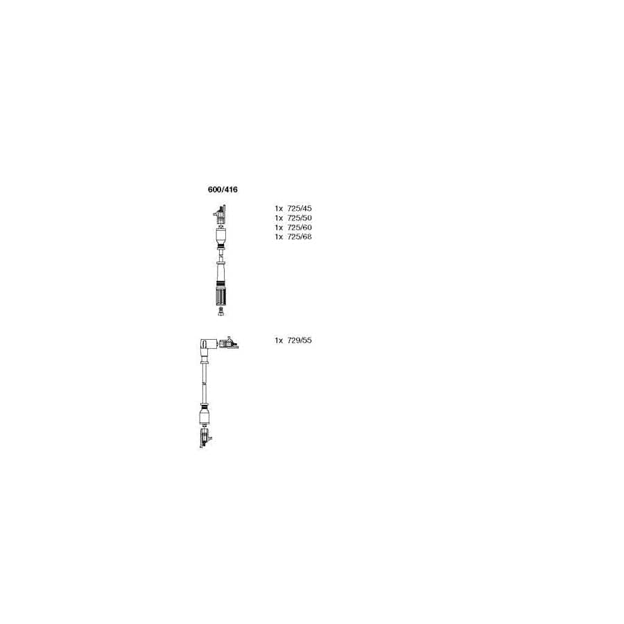Bremi 600/416 Ignition Cable Kit