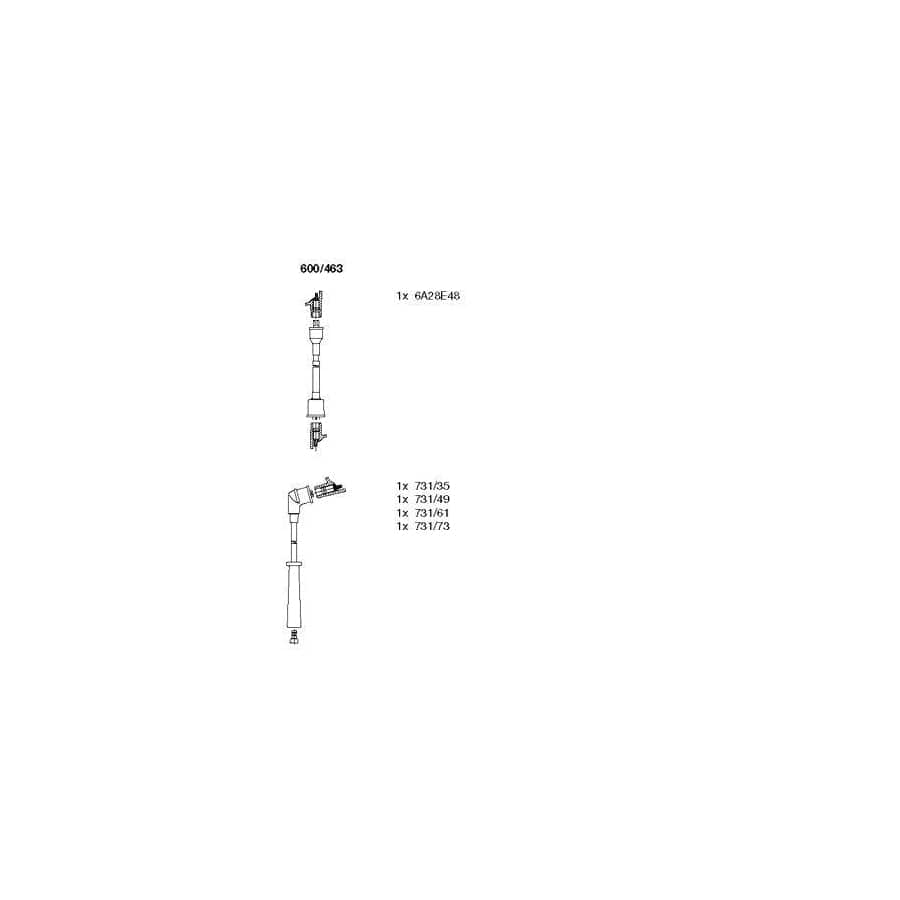 Bremi 600/463 Ignition Cable Kit