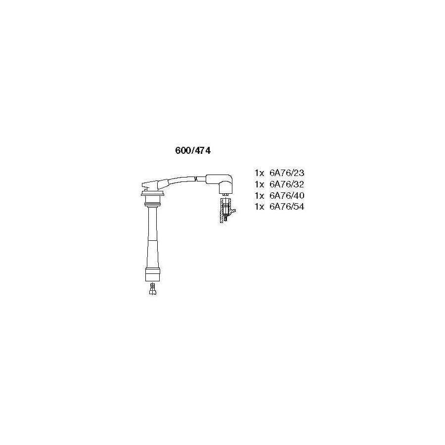 Bremi 600/474 Ignition Cable Kit