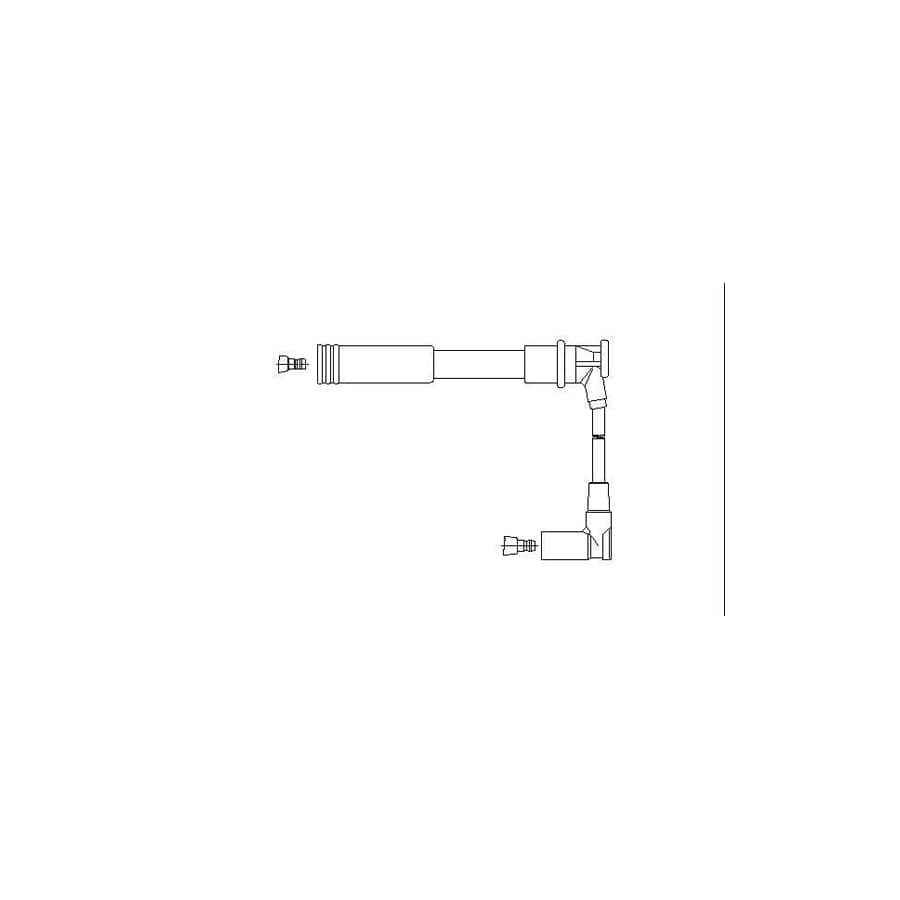 Bremi 643/55 Ignition Lead for Renault Safrane I Phase 1 Hatchback (B54)