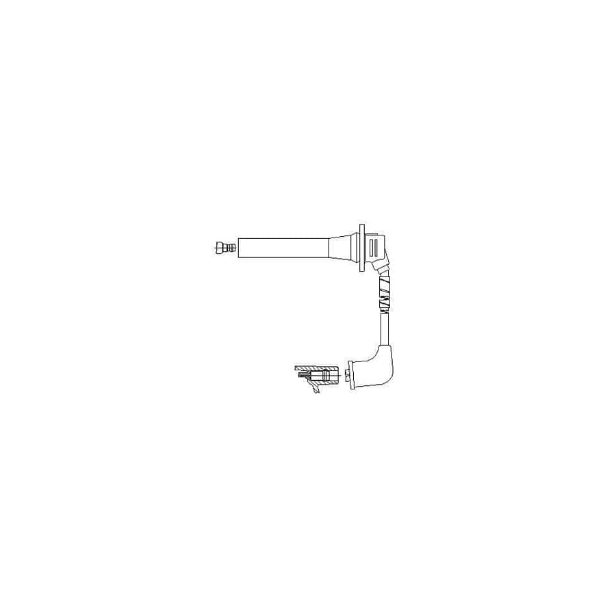 Bremi 6A63E45 Ignition Lead for Mazda 323