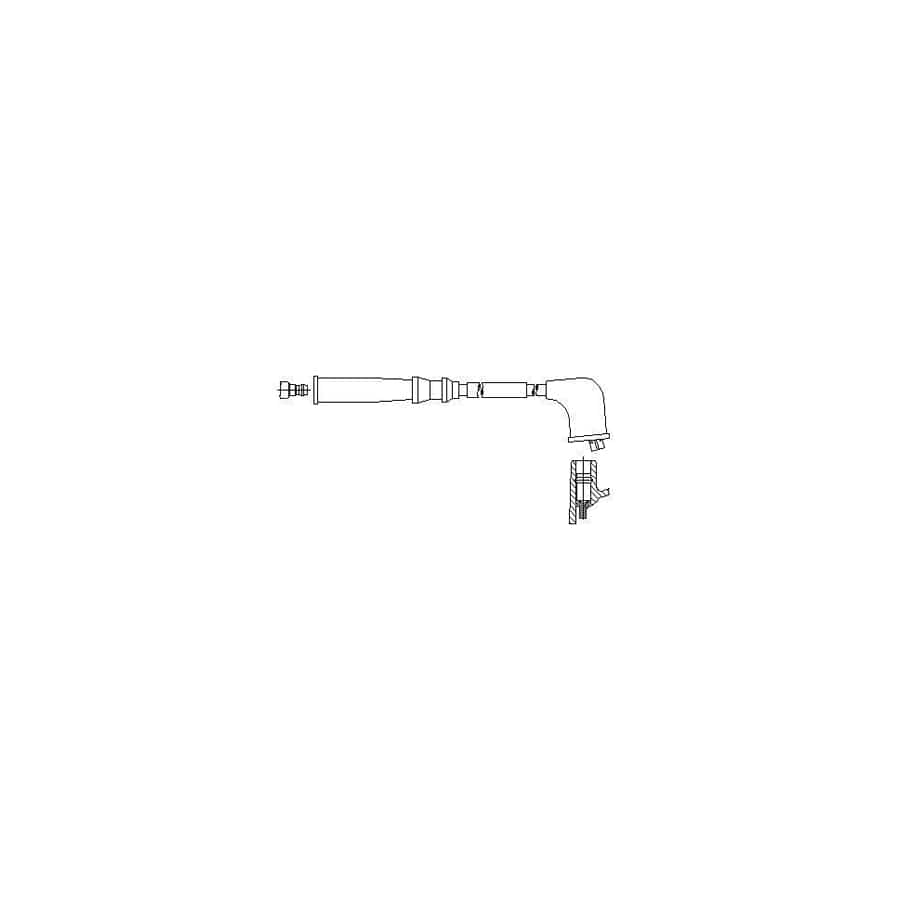 Bremi 708E69 Ignition Lead for Mazda 929 III Saloon (Hc)
