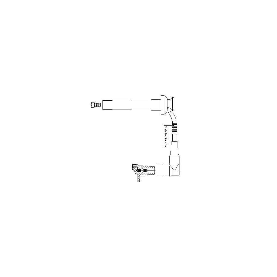 Bremi 8A15P87 Ignition Lead for Ford Mondeo
