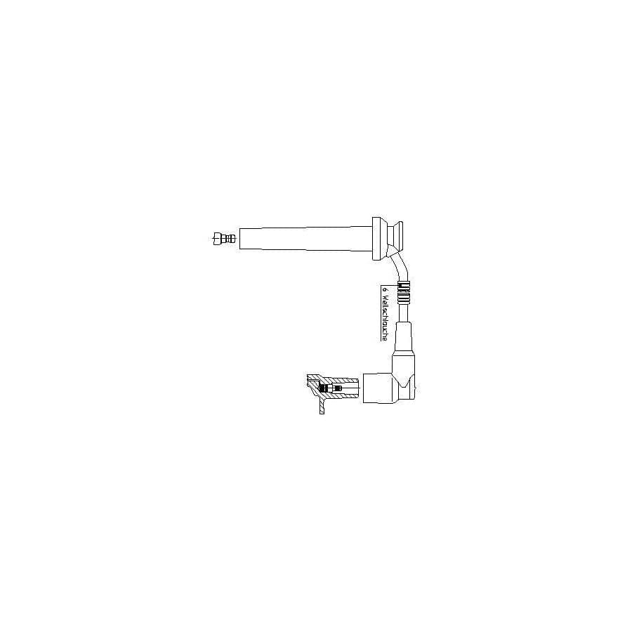 Bremi 8A15R116 Ignition Lead for Ford Mondeo
