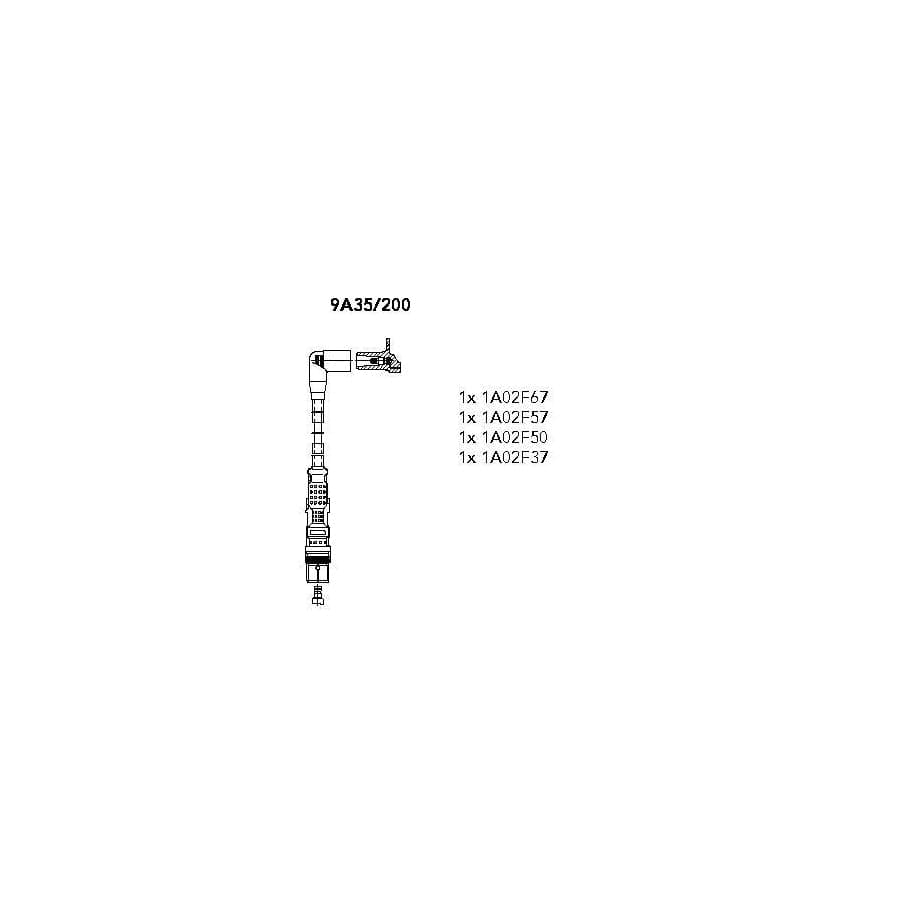 Bremi 9A35/200 Ignition Cable Kit
