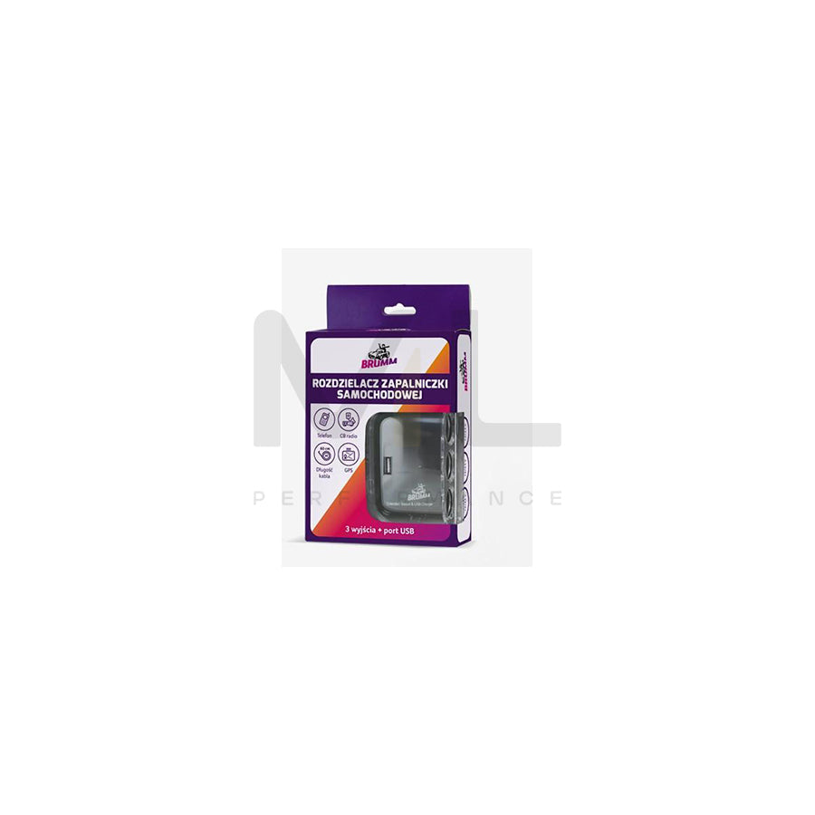 BRUMM ACBRROZ04C Cigarette lighter splitter