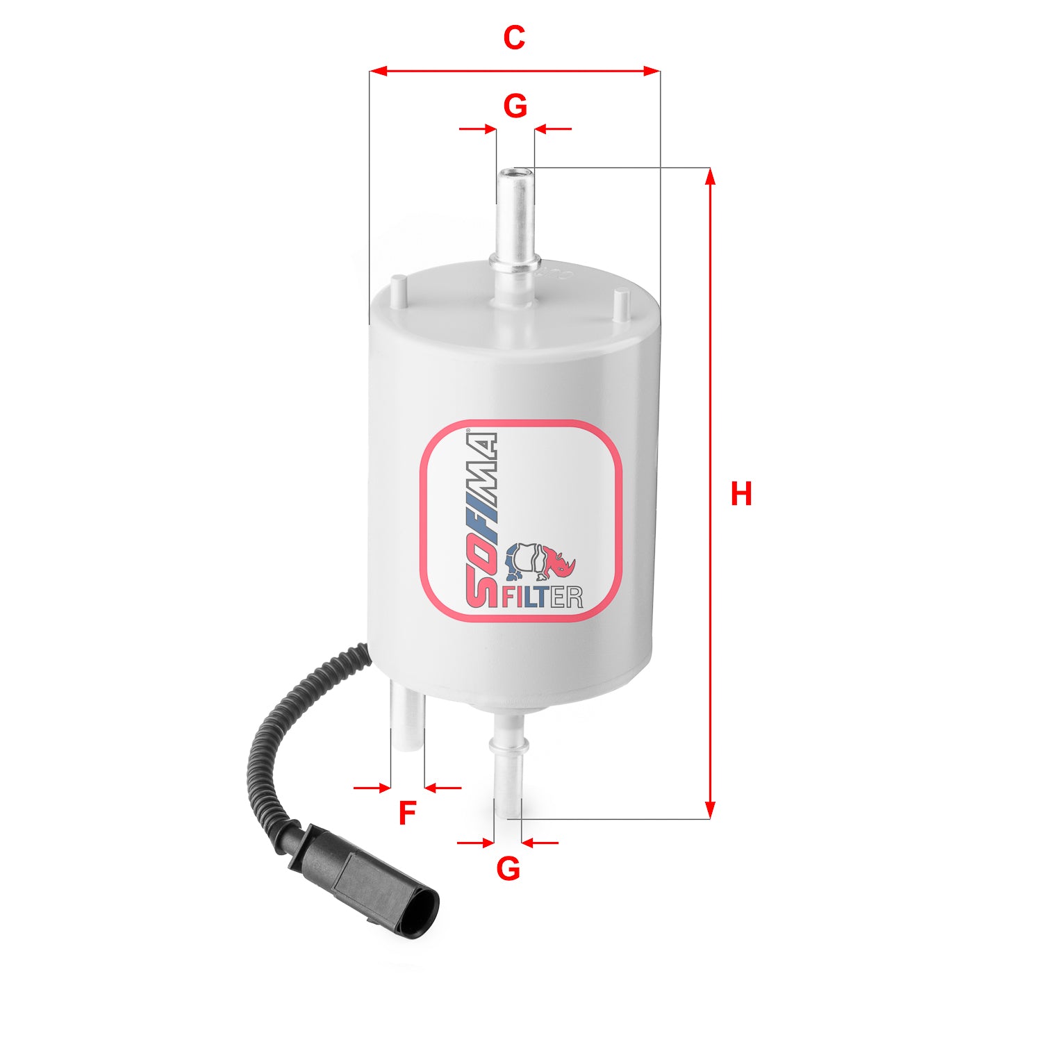 SOFIMA S1861B Fuel Filter
