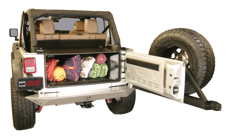 Tuffy Products Tuffy Jk Unlimited Tailgate Enclosure- Black For 2011+