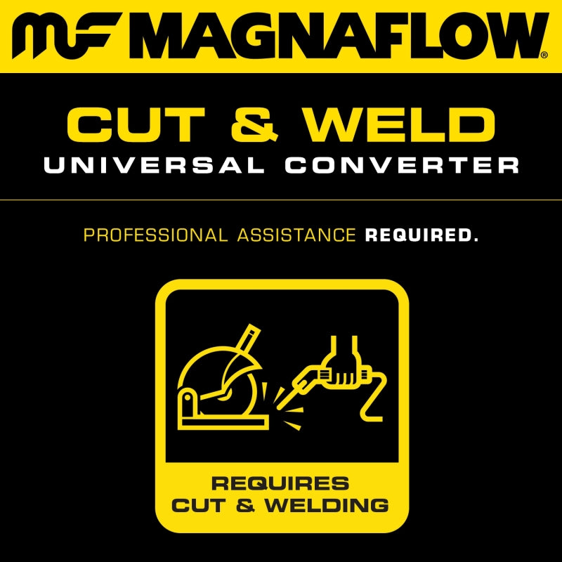MagnaFlow Universal Catalytic Converter 2.25 inch C/C CA Pre-OBDII