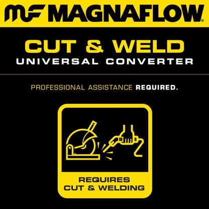 MagnaFlow Universal Catalytic Converter 2.25 inch C/C CA Pre-OBDII