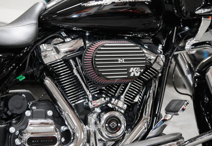 K&N Engineering K&N Street Metal Intake System for 02-06 Harley-Davidson Road King F/I 88cl Side Draft Dyna/Softail