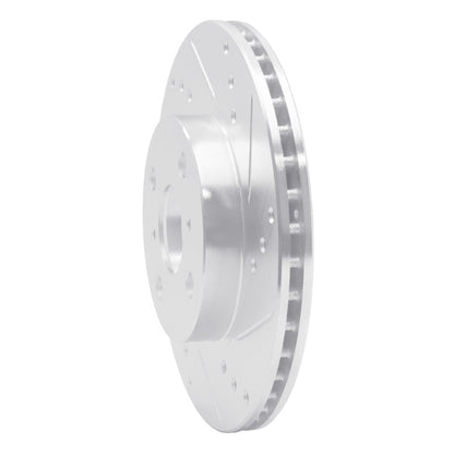 R1 Concepts R1 00-05 Toyota MR2 Spyder Front Right Drilled & Slotted Silver Brake Rotor