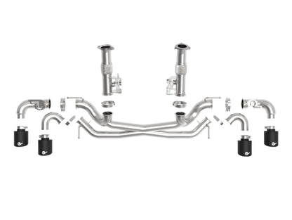AFe MACH Force-Xp 304 Stainless Steel Cat-Back Exhaust Black 2020 Chevrolet Corvette C8