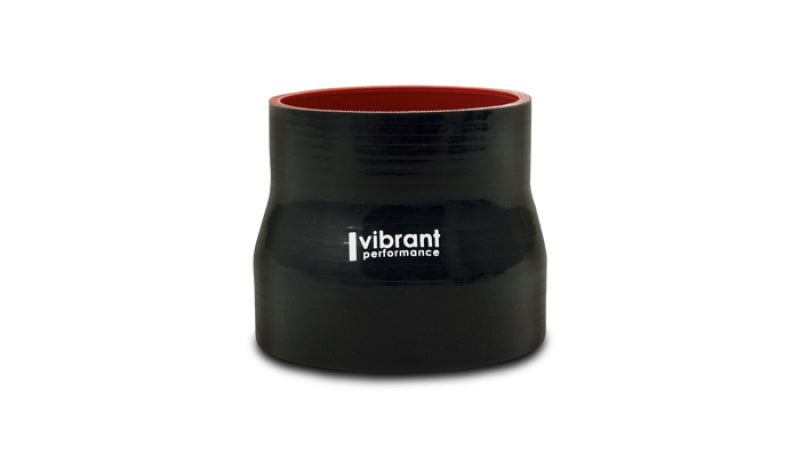 Vibrant 4 Ply Reducer Coupling .75in x .50in x 4in Long - Black