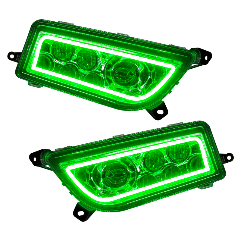 ORACLE Lighting Oracle 14-21 POLARIS RZR 1000 XP Headlight Halo Kit - ColorSHIFT