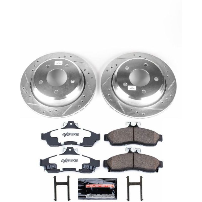 PowerStop Power Stop 94-96 Chevrolet Caprice Rear Z26 Street Warrior Brake Kit