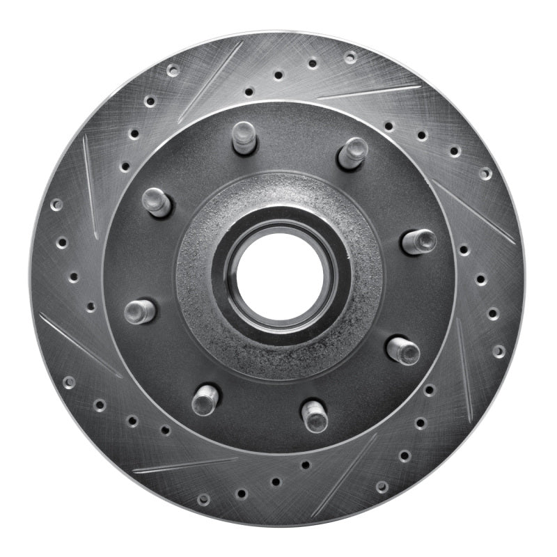 R1 Concepts R1 03-05 Ford F-250 2WD (Super Duty) Front Left Drilled & Slotted Silver Brake Rotor