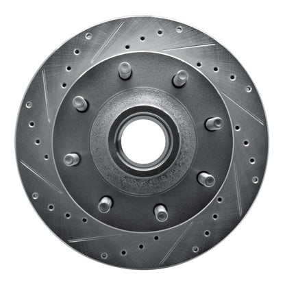 R1 Concepts R1 03-05 Ford F-250 2WD (Super Duty) Front Left Drilled & Slotted Silver Brake Rotor